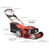 Kosiarka spalinowa HORTMASZ HKS 753 NL Loncin LC1P70FC z napędem 530mm 3.5kW Typ silnika Czterosuwowy