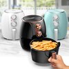 Frytkownica beztłuszczowa TURBOTRONIC TT-AF3 Czarny Air Fryer Funkcje dodatkowe Nienagrzewające się uchwyty