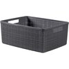 Koszyk CURVER Jute M 245713 Ciemnoszary