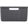 Koszyk CURVER Jute M 245713 Ciemnoszary Głębokość [cm] 28