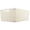 Koszyk CURVER Jute M 245371 Kremowy Kolor Kremowy