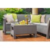 Stolik ogrodowy KETER Corfu 241722 Cappuccino Rodzaj Stolik ogrodowy