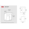 Domek narzędziowy KETER Manor Pent 6x4 Szaro-biały 183.5 x 111 x 200.5 cm Materiał Tworzywo sztuczne