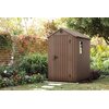 Domek narzędziowy KETER Darwin 4x6 Brązowy 125.8 x 184.5 x 205 cm Materiał Materiał kompozytowy
