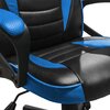 Fotel COBRA Junior Czarno-niebieski Wysokość siedziska [cm] 38 - 45