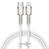 Kabel USB-C - Lightning BASEUS Cafule 1 m Biały