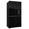 Lodówka CONCEPT LA8891bc Side by Side No frost 183cm Czarna Podajnik wody