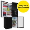 Lodówka CONCEPT LA8891bc Side by Side No frost 183cm Czarna Podajnik wody Czas utrzymania temperatury w przypadku braku zasilania [h] 12