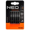 Bity udarowe NEO TOOLS TOOLS T20 50 mm (5 szt.) Wykonanie Stal S2