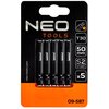 Bity udarowe NEO TOOLS T30 50 mm (5 szt.) Wykonanie Stal S2
