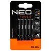 Bity udarowe NEO TOOLS TOOLS T25 50 mm (5 szt.) Wykonanie Stal S2