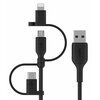 Kabel USB - USB-C/Micro-USB/Lightning BELKIN Boost Charge 1 m Czarny