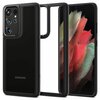 Etui SPIGEN Ultra Hybrid do Samsung Galaxy S21 Ultra Czarny transparentny