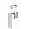 Bateria wannowa podtynkowa OMNIRES Parma PM7435 Chrom/Biały