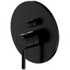 Bateria wannowa podtynkowa OMNIRES Y Y1235BL Czarny