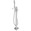 Bateria wannowa stojąca OMNIRES Parma PM7433CRB Biały-chrom