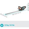 Nożyce akumulatorowe do żywopłotu GARDENA EasyCut 40/18V P4A (bez akumulatora) 14733-55 Gwarancja 24 miesiące