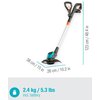 Podkaszarka akumulatorowa GARDENA EasyCut 23/18V P4A (z akumulatorem) 14700-20 Akumulator w zestawie Tak