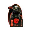 Smycz FLEXI New Neon S (5 m - 15 kg) Pomarańczowo-czarny Przeznaczenie Dla psa