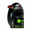 Smycz FLEXI Black Design M (5 m - 20 kg) Czarno-niebieski Przeznaczenie Dla psa
