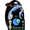 Smycz FLEXI New Comfort M (5 m - 25 kg) Błękitny Przeznaczenie Dla psa