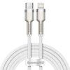 Kabel USB-C - Lightning BASEUS Cafule 2 m Biały