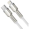 Kabel USB-C - Lightning BASEUS Cafule 2 m Biały Rodzaj Kabel