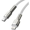 Kabel USB-C - Lightning BASEUS Cafule 2 m Biały Długość [m] 2