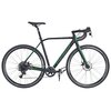 Rower gravel FONDRIEST Raptor 1.0 M22 28 cali męski Czarno-zielony Rama Aluminiowa, 22"