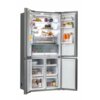 Lodówka HAIER HTF-508DGS7 Side by Side No frost 190.5cm Srebrna Liczba agregatów 1