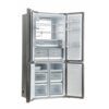 Lodówka HAIER HTF-508DGS7 Side by Side No frost 190.5cm Srebrna Licowane drzwi Nie