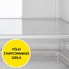 Lodówka HAIER HTF-508DGS7 Side by Side No frost 190.5cm Srebrna Kolor / wykończenie frontu Srebrne szkło