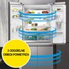 Lodówka HAIER HTF-508DGS7 Side by Side No frost 190.5cm Srebrna Funkcje Komora zero, Szybkie chłodzenie, Szybkie zamrażanie