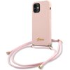 Etui GUESS Metal Logo Cord do Apple iPhone 12 Pro Max Różowy Marka telefonu Apple