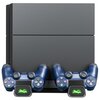 Podstawka chłodząco - ładująca FROGGIEX do PS4 Czarny Funkcja produktu Ładowarka do kontrolerów