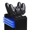 Stacja dokująca FROGGIEX z funkcja stojaka na płyty Czarny Kompatybilność PlayStation 4 Slim