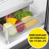 Lodówka HAIER HB26FSSAAA Side by Side No frost 190cm Srebrna Liczba termostatów 2