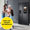 Lodówka SAMSUNG RS6HA8891B1 EF Family Hub Side by Side AI No frost 178cm Grafitowa Podajnik wody Twin Cooling Plus, 5 trybów chłodzenia z Cool Select+ Roczne zużycie prądu 346 kWh = 397.9 zł