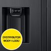 Lodówka SAMSUNG RS6HA8891B1 EF Family Hub Side by Side AI No frost 178cm Grafitowa Podajnik wody Twin Cooling Plus, 5 trybów chłodzenia z Cool Select+ Położenie zamrażarki Side by Side