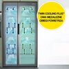 Lodówka SAMSUNG RS66A8100S9 EF Side by Side No Frost 178cm Srebrna Twin Cooling Plus Bezszronowa (No Frost) Pełny No Frost