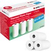 Opakowanie papieru termicznego AGFAPHOTO zawiera trzy rolki o wymiarach 57 x 30 mm, przeznaczone do czarno-białego druku fotograficznego, kompatybilne z Realipix Pocket P i Realikids Instant Cam. Na opakowaniu widnieje logo AGFAPHOTO oraz tekst: "Thermal 