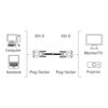 Kabel DVI Dual Link - DVI Dual Link HAMA 1.5 m Długość [m] 1.5