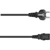 Kabel zasilający Schuko - IEC 320 C13 HAMA 2.5 m Złącza IEC 320 C13 żeński
