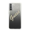 Etui GUESS Glitter Gradient Script do Samsung Galaxy S21+ Czarny