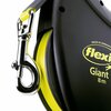 Smycz FLEXI Giant Neon M (8 m - 25 kg) Czarno-żółty Przeznaczenie Dla psa
