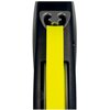 Smycz FLEXI Giant Neon M (8 m - 25 kg) Czarno-żółty Materiał Tworzywo sztuczne