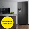 Lodówka HISENSE RQ760N4AFF Side by Side No frost 178.5cm Czarna Podajnik wody Kostkarka Bezszronowa (No Frost) Pełny No Frost