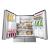 Lodówka HISENSE RQ760N4AIF Side by Side No Frost 178.5cm Srebrna Podajnik wody Kostkarka 3 strefy zmiennej temperatury Wyświetlacz Zewnętrzny