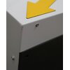 U Okap VDB Tube P Glass White Filtr przeciwtłuszczowy Aluminiowy