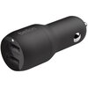 Ładowarka samochodowa BELKIN CCD001BT1MBK Dual USB-A Car Charger 24W + Kabel USB-A - Lightning Kabel na wyposażeniu Tak